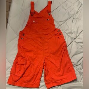 Duluth Orange Overalls